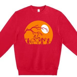 Sun Wukong Monkey King Trick Or Treat Fun Halloween Costume Premium Crewneck Sweatshirt