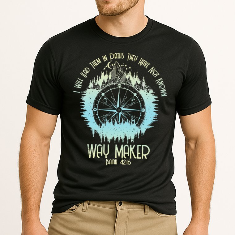 Spiritual Way Maker Bible Verse Christian Faith Way Maker Cooling Performance Crew T-Shirt