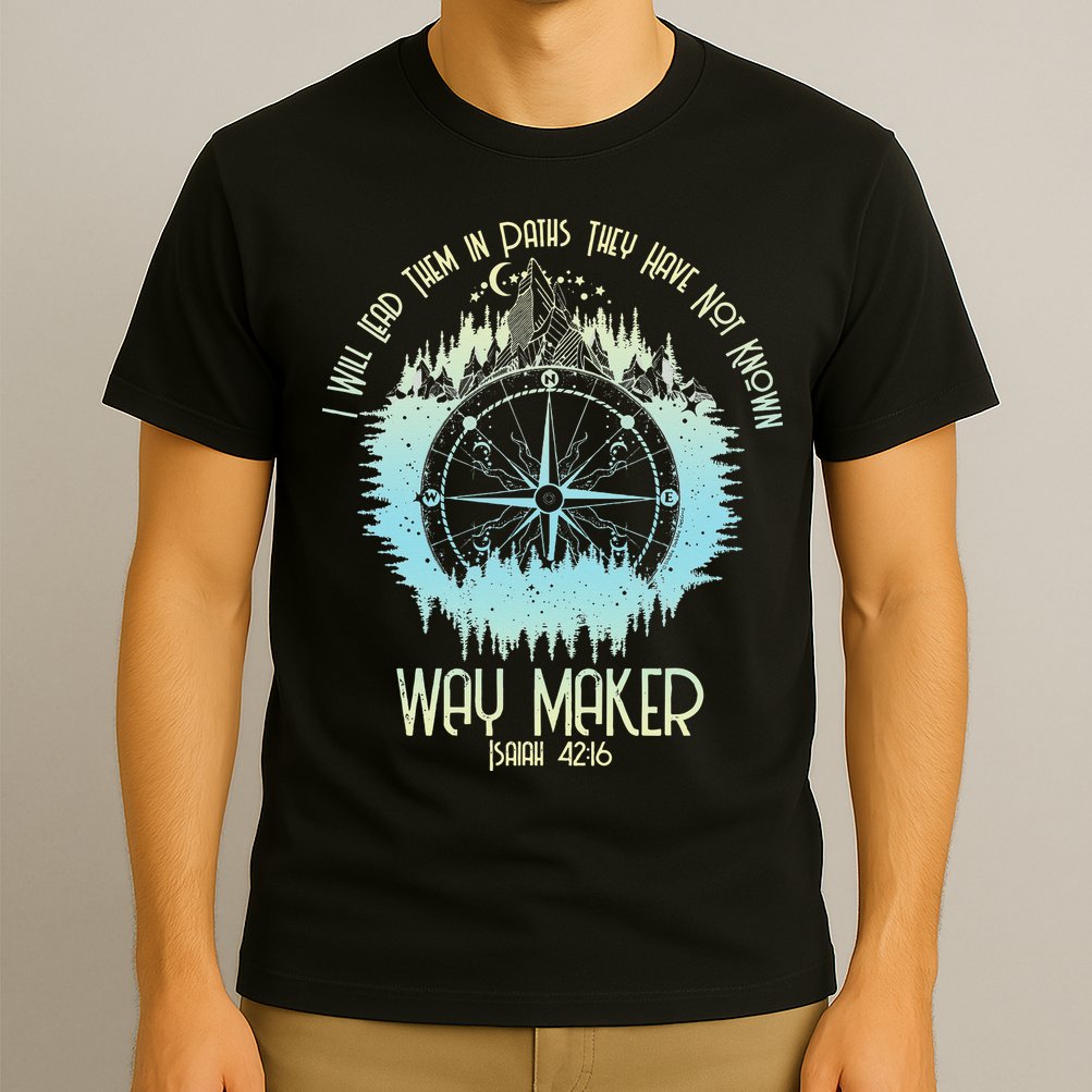 Spiritual Way Maker Bible Verse Christian Faith Way Maker T-Shirt