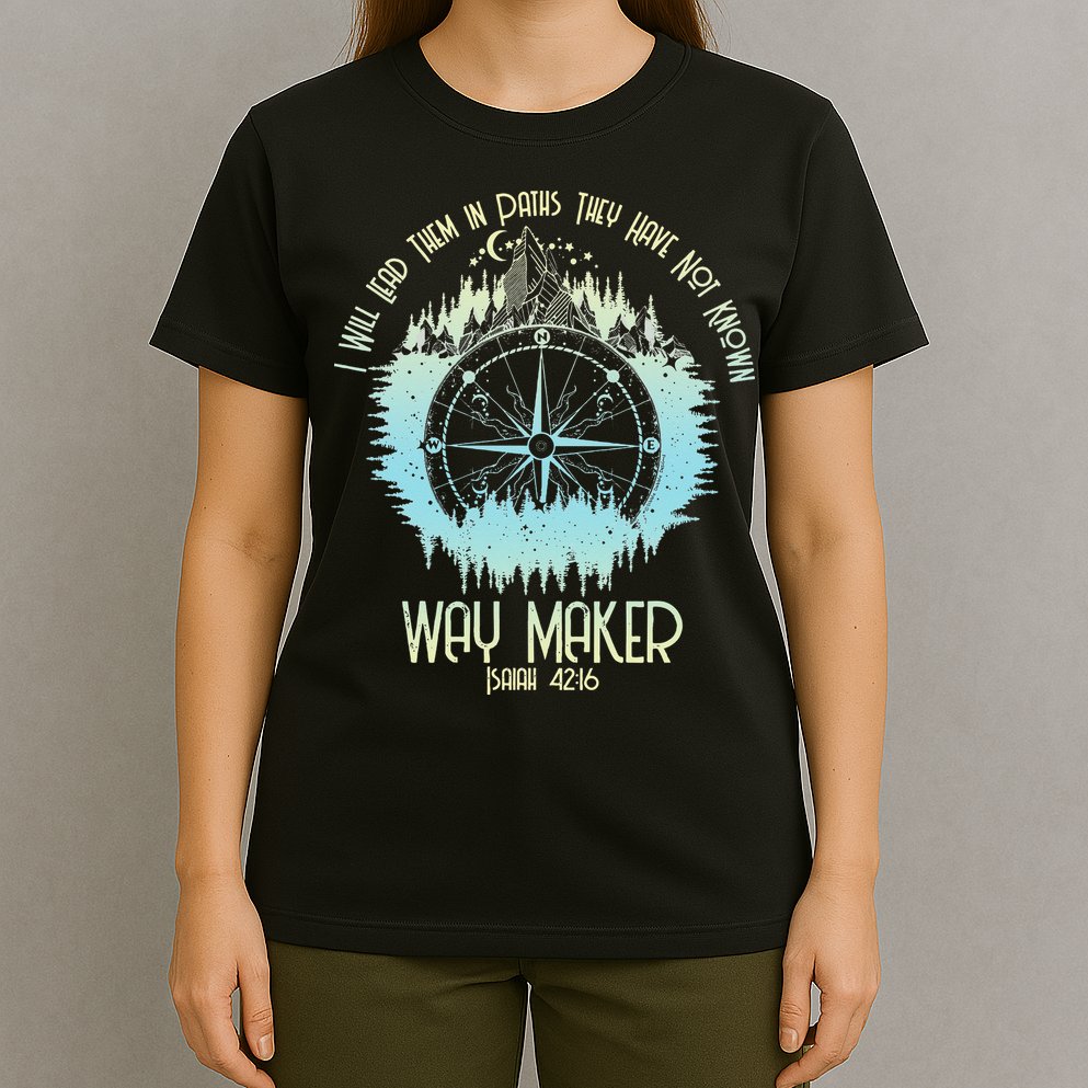 Spiritual Way Maker Bible Verse Christian Faith Way Maker T-Shirt