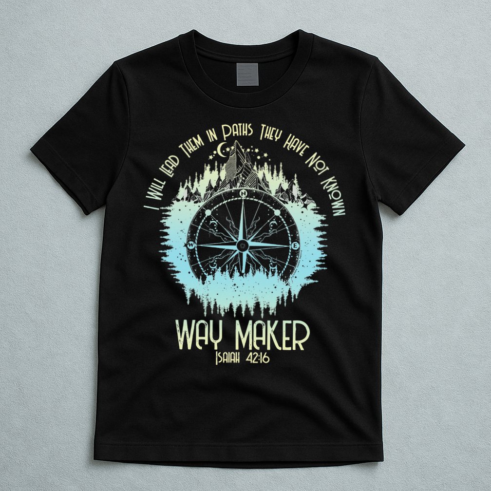 Spiritual Way Maker Bible Verse Christian Faith Way Maker T-Shirt