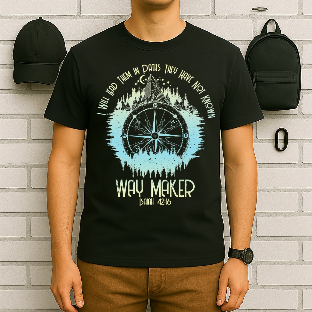 Spiritual Way Maker Bible Verse Christian Faith Way Maker T-Shirt