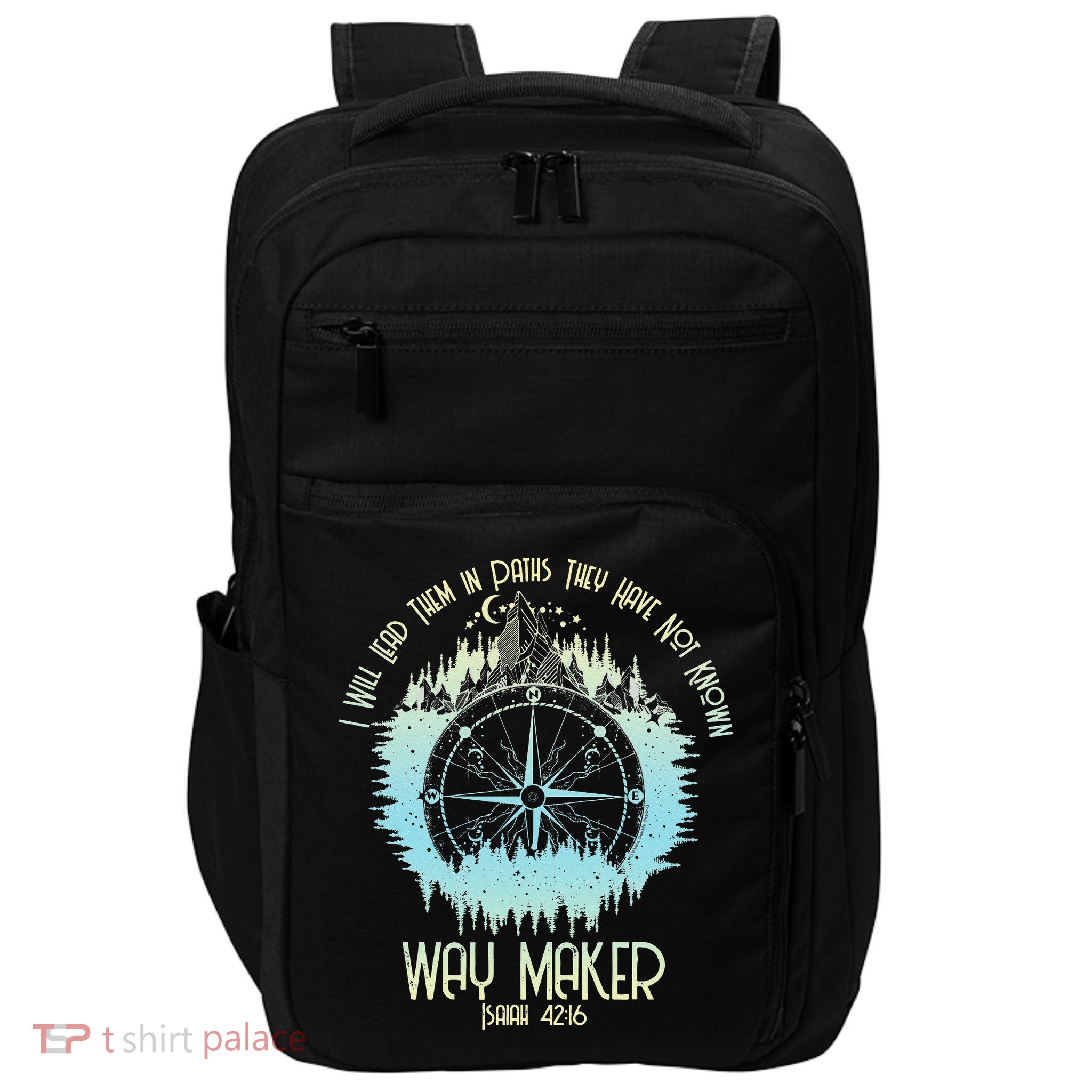 Spiritual Way Maker Bible Verse Christian Faith Way Maker Impact Tech Backpack