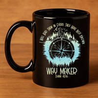 Spiritual Way Maker Bible Verse Christian Faith Way Maker 11oz C Handle Ceramic Mug