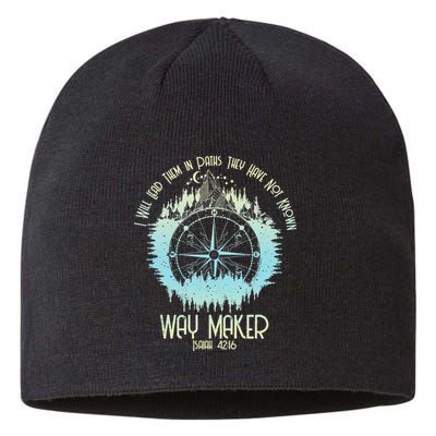 Spiritual Way Maker Bible Verse Christian Faith Way Maker Sustainable Beanie