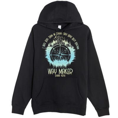 Spiritual Way Maker Bible Verse Christian Faith Way Maker Premium Pullover Hoodie