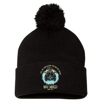 Spiritual Way Maker Bible Verse Christian Faith Way Maker Pom Pom 12in Knit Beanie