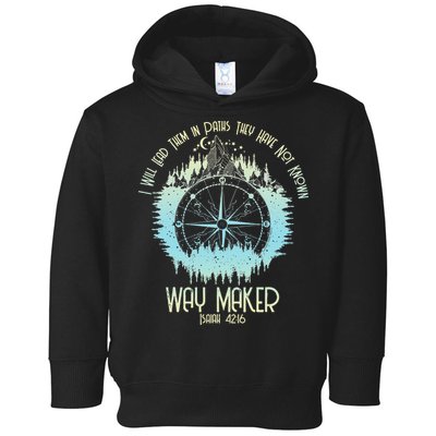 Spiritual Way Maker Bible Verse Christian Faith Way Maker Toddler Hoodie