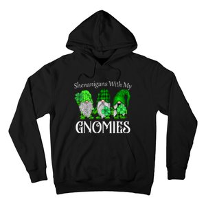 Shenanigans With My Gnomies St Patrick's Day Gnome Shamrock Hoodie