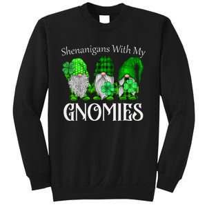 Shenanigans With My Gnomies St Patrick's Day Gnome Shamrock Sweatshirt