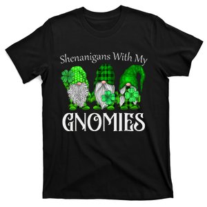 Shenanigans With My Gnomies St Patrick's Day Gnome Shamrock T-Shirt