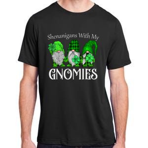 Shenanigans With My Gnomies St Patrick's Day Gnome Shamrock Adult ChromaSoft Performance T-Shirt