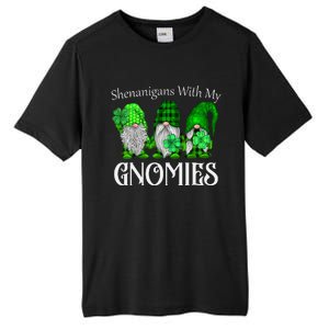 Shenanigans With My Gnomies St Patrick's Day Gnome Shamrock Tall Fusion ChromaSoft Performance T-Shirt