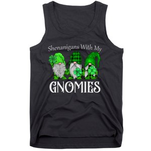 Shenanigans With My Gnomies St Patrick's Day Gnome Shamrock Tank Top