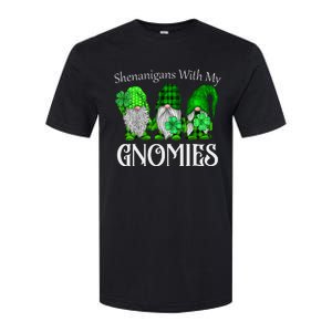 Shenanigans With My Gnomies St Patrick's Day Gnome Shamrock Softstyle CVC T-Shirt