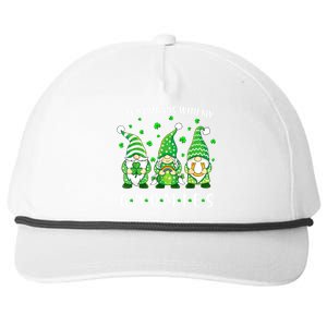 Shenanigans With My Gnomies St Patricks Day Gnome Snapback Five-Panel Rope Hat