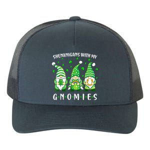 Shenanigans With My Gnomies St Patricks Day Gnome Yupoong Adult 5-Panel Trucker Hat