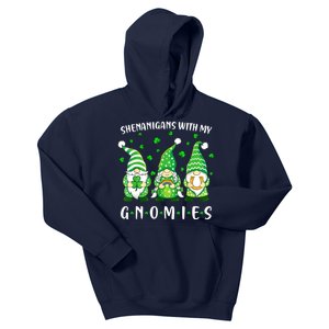 Shenanigans With My Gnomies St Patricks Day Gnome Kids Hoodie