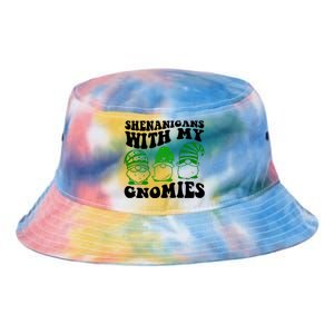 Shenanigans With My Gnomies St Patricks Day Tie Dye Newport Bucket Hat