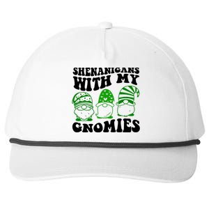 Shenanigans With My Gnomies St Patricks Day Snapback Five-Panel Rope Hat