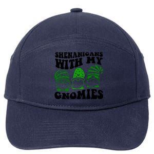 Shenanigans With My Gnomies St Patricks Day 7-Panel Snapback Hat