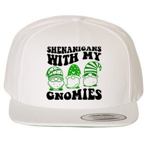 Shenanigans With My Gnomies St Patricks Day Wool Snapback Cap