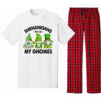 Shenanigans With My Gnomes Funny St Patrick's Day Crew Pajama Set