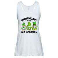 Shenanigans With My Gnomes Funny St Patrick's Day Crew Ladies Essential Flowy Tank