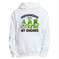 Shenanigans With My Gnomes Funny St Patrick's Day Crew Urban Pullover Hoodie