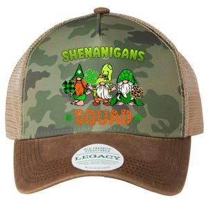 Shenanigans With My Gnomies St Patrick's Day Gnome Shamrock Legacy Tie Dye Trucker Hat