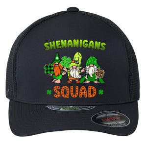 Shenanigans With My Gnomies St Patrick's Day Gnome Shamrock Flexfit Unipanel Trucker Cap