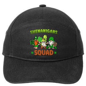 Shenanigans With My Gnomies St Patrick's Day Gnome Shamrock 7-Panel Snapback Hat