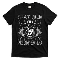 Stay Wild Moon Child Celestial Wiccan Witchy Boho Vibes T-Shirt