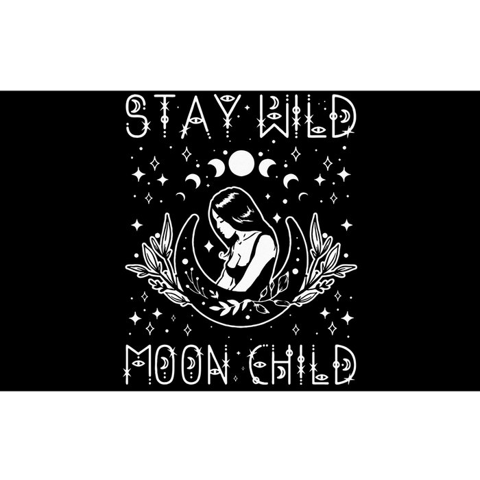 Stay Wild Moon Child Celestial Wiccan Witchy Boho Vibes Bumper Sticker