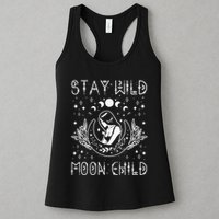 Stay Wild Moon Child Celestial Wiccan Witchy Boho Vibes Womens Tank Top