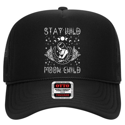 Stay Wild Moon Child Celestial Wiccan Witchy Boho Vibes Trucker Hat