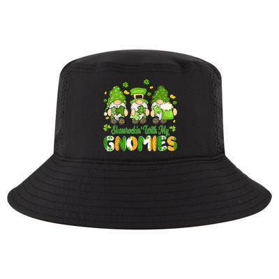 Shamrockin' With My Gnomies Happy St Patrick's Day Lucky Cool Comfort Performance Bucket Hat