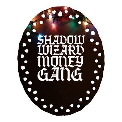 Shadow Wizard Money Gang Ceramic Oval Ornament