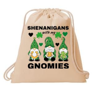 Shenanigans With My Gnomies St.Patrick Day Cute Gift Drawstring Bag