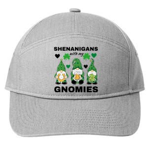 Shenanigans With My Gnomies St.Patrick Day Cute Gift 7-Panel Snapback Hat