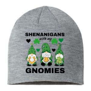 Shenanigans With My Gnomies St.Patrick Day Cute Gift Sustainable Beanie