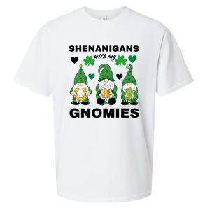 Shenanigans With My Gnomies St.Patrick Day Cute Gift Sueded Cloud Jersey T-Shirt