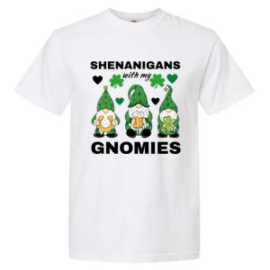 Shenanigans With My Gnomies St.Patrick Day Cute Gift Garment-Dyed Heavyweight T-Shirt