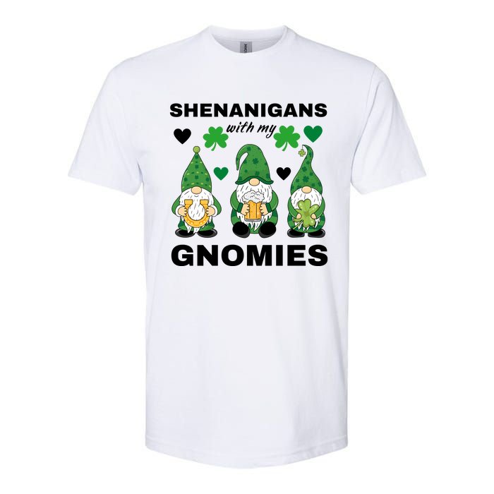 Shenanigans With My Gnomies St.Patrick Day Cute Gift Softstyle CVC T-Shirt