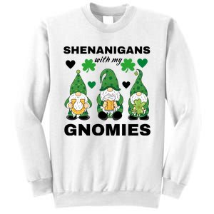 Shenanigans With My Gnomies St.Patrick Day Cute Gift Sweatshirt