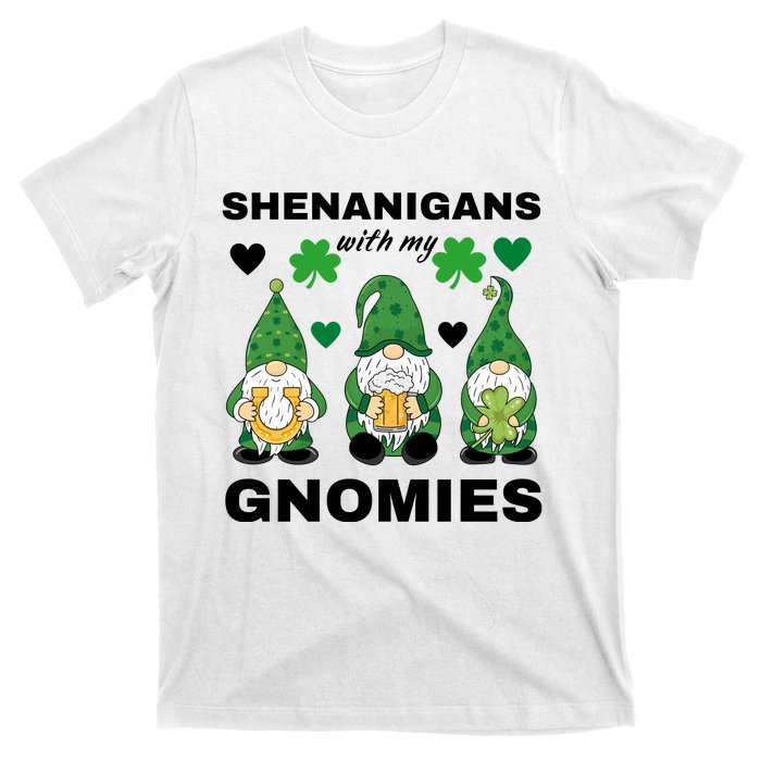 Shenanigans With My Gnomies St.Patrick Day Cute Gift T-Shirt