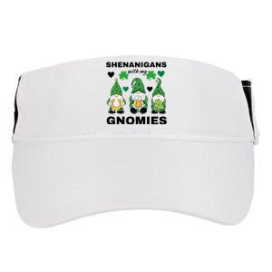 Shenanigans With My Gnomies St.Patrick Day Cute Gift Adult Drive Performance Visor