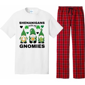 Shenanigans With My Gnomies St.Patrick Day Cute Gift Pajama Set