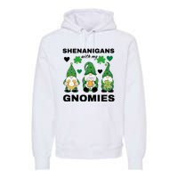 Shenanigans With My Gnomies St.Patrick Day Cute Gift Premium Hoodie