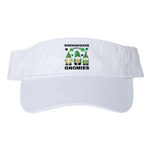 Shenanigans With My Gnomies St.Patrick Day Cute Gift Valucap Bio-Washed Visor